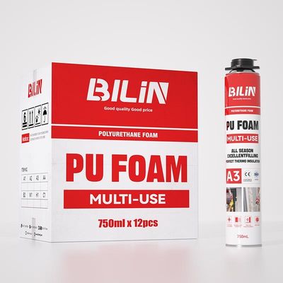 Gun/Straw Spray Polyurethane Foam PU Foam, Cheap Price for Gap Filling & Repair Construction