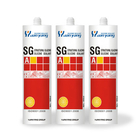 100% RTV Silicone Sealant Adhesive 590ml Clear Gp Silicone Sealant Tujuan Umum