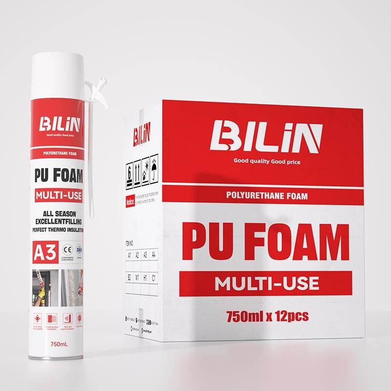 OEM Polyurethane PU Foam Spray Weather Proof Untuk Pintu Instalasi
