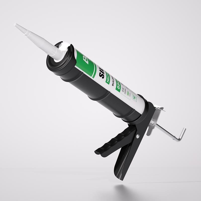 Dekoratif Neutral Cure Silicone Sealant Cepat Pengeringan Transparan Anti Mold Untuk Konstruksi