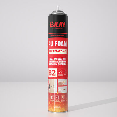 750ml B2 Fireproof Expanding Foam Sealant General Purpose Fire Rated PU Foam for Gap Filling