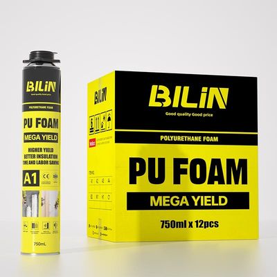 BILIN A1 High Yield Expandable Pu Foam Spray Diperbaiki Untuk Penghalang Soundproof