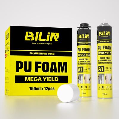Multi Use High Yield Expanding Foam Disesuaikan Polyurethane Pu Foam Spray