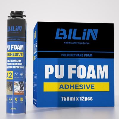 Eco Friendly Adhesive PU Foam Foaming Polyurethane Glue Untuk Sealing Konstruksi