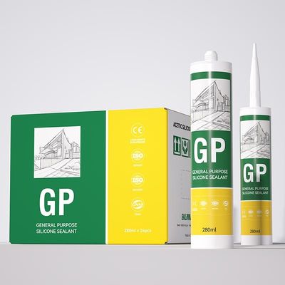 Rainproof GP Umum Tujuan Silicone Sealant Mudah Untuk Menggunakan Dan Mudah Bersih