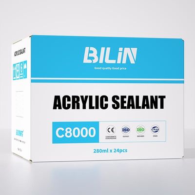Multipurpose Clear Acrylic Sealant Kelembaban Proof Clear Paintable Caulk