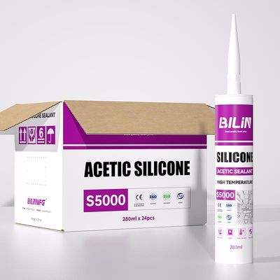 High Grade Grey Adhesive Silicone Sealant Presisi Tinggi Untuk Auto Body Sealing