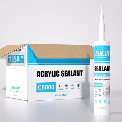 Susu Putih Waterproof Sealant Akrilik Satu Komponen Silicone Acrylic Caulk