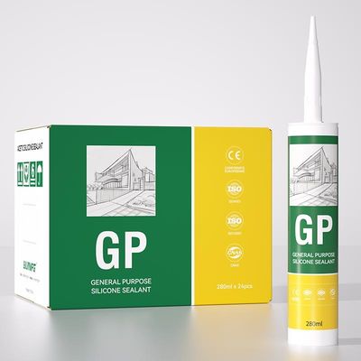 Cuaca Proof GP Silicone Sealant Jelas Antifungal Tujuan Umum Untuk Kamar Mandi