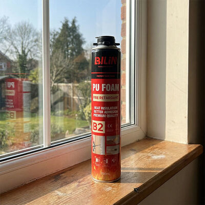 EI 240 Api Diklasifikasikan Expanding Foam Sealant High Adhesion Fireproof PU Glue untuk Konstruksi