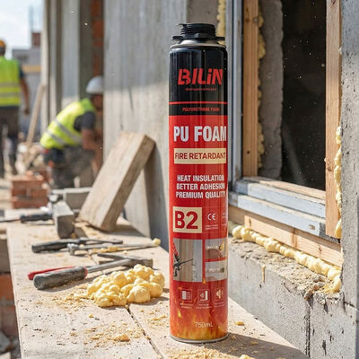 Waterproof dan Fire Retardant Polyurethane Foam Spray High Expansion Fire Rated Gap Filler