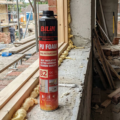 Grosir Beli 750ml Pistol Diterapkan Fire Retardant Expanding Foam B2B Pabrik Foam Polyurethane di Cina