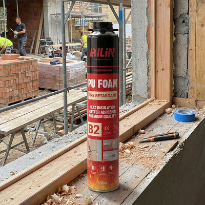 500ml 750ml Busa Semprot Pemadam Api PU Sealant Grosir Distributor OEM B1 Busa Tahan Api Kartrid