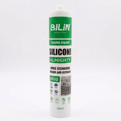 Kualitas Sealant Silikon Sealant Tahan Air Silikon Netral Viskositas Kuat Ideal untuk Permukaan Logam dan Kaca Batu Beton pabrik