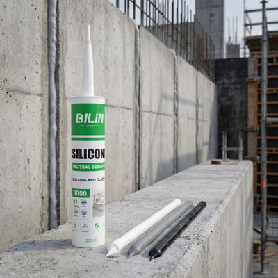 Kualitas Lem silikon netral tahan lama, Sealant anti retak fleksibel untuk sendi ekspansi bangunan, berbagai warna opsional pabrik
