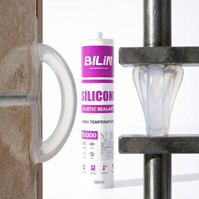 Kualitas Elastic Recovery Lebih dari 80 Persen Acetoxy Cure Silicone Sealant Inspection Sealant Menawarkan Fleksibilitas Dan Adhesi yang Kuat pabrik