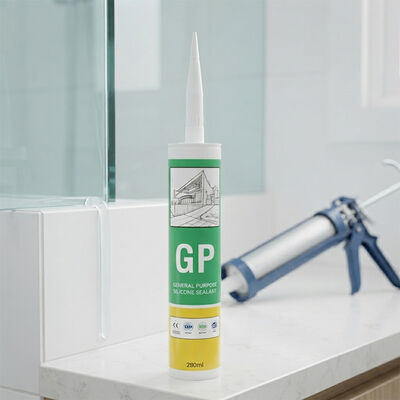 Kualitas Sealant Silikon GP Tahan Air Multi-fungsi Bening untuk Dekorasi Konstruksi pabrik