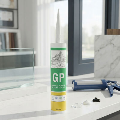 Kualitas Sealant Silikon GP Cepat Kering Bening Putih Hitam Multiwarna Lem Perekat Serbaguna pabrik